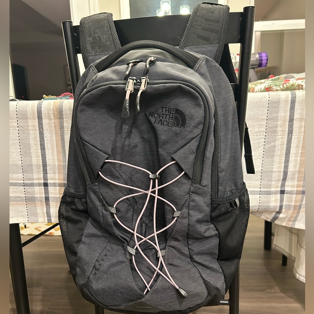 The North Face Jester Backpack: black and lilac